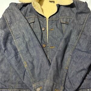 Roebucks Men's Denim Sherpa Jacket XL